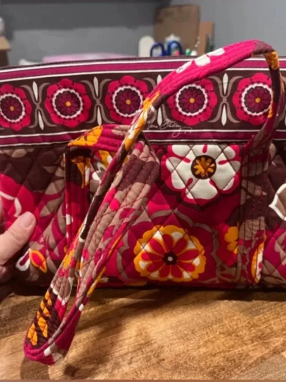 Vera Bradley Little Betsy Carnaby Shoulder Bag NWT